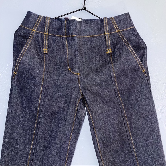 Tory Burch CROPPED FLARE JEAN RESIN RISE size 24 - Picture 4 of 9